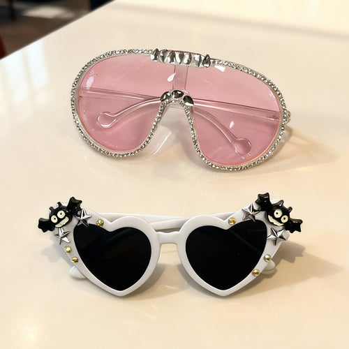 Heart-Shaped Fun Sunglasses Bowlift