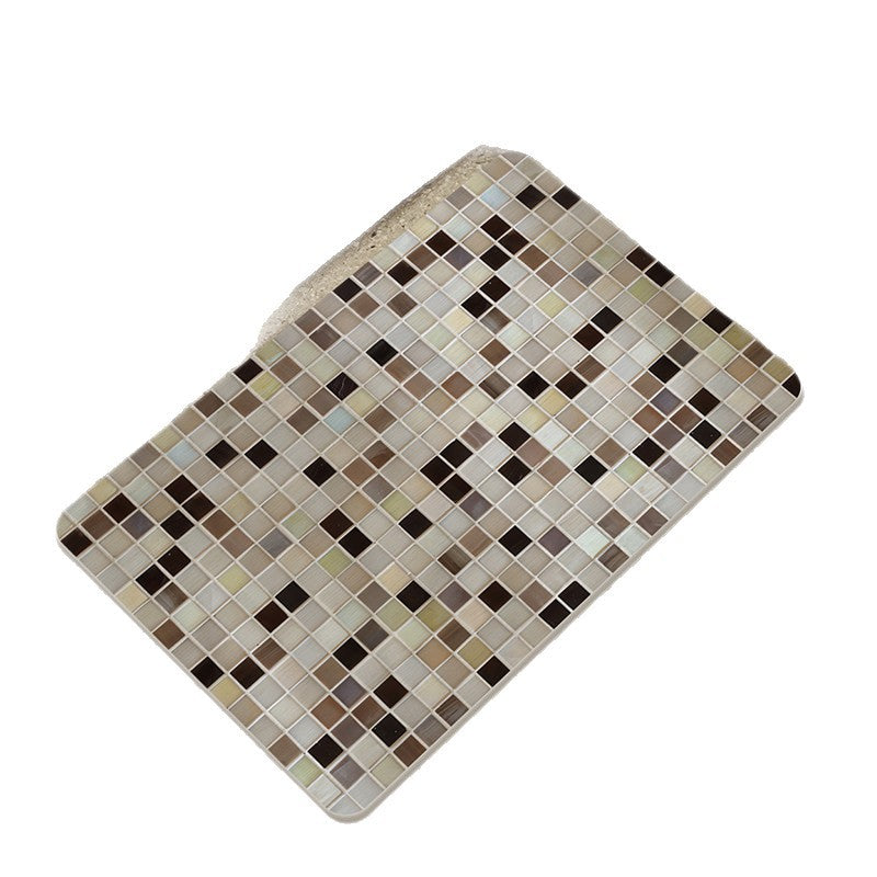 Mosaic Design Bath Mat Bowlift
