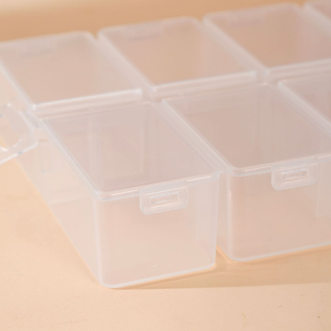 Transparent Multi-Section Storage Organizer Bowlift