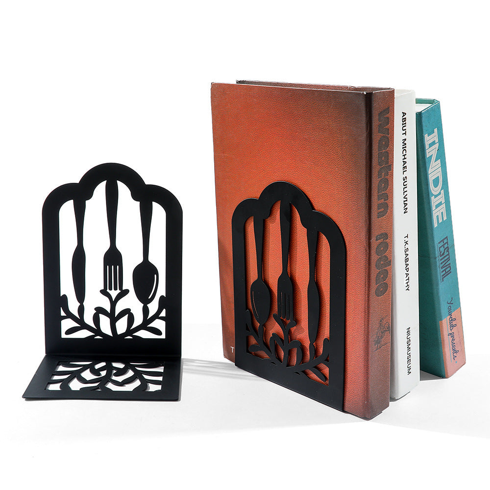 Elegant Cutlery Design Bookends