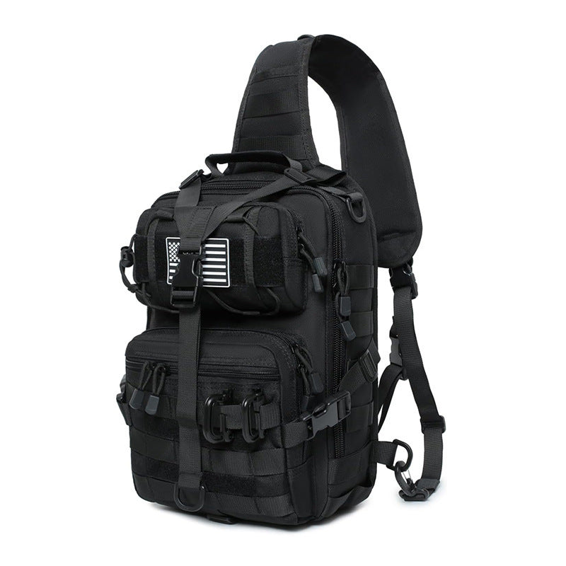 Tactical Sling Backpack with Multiple Compartments and Adjustable Carry Strap Bowlift