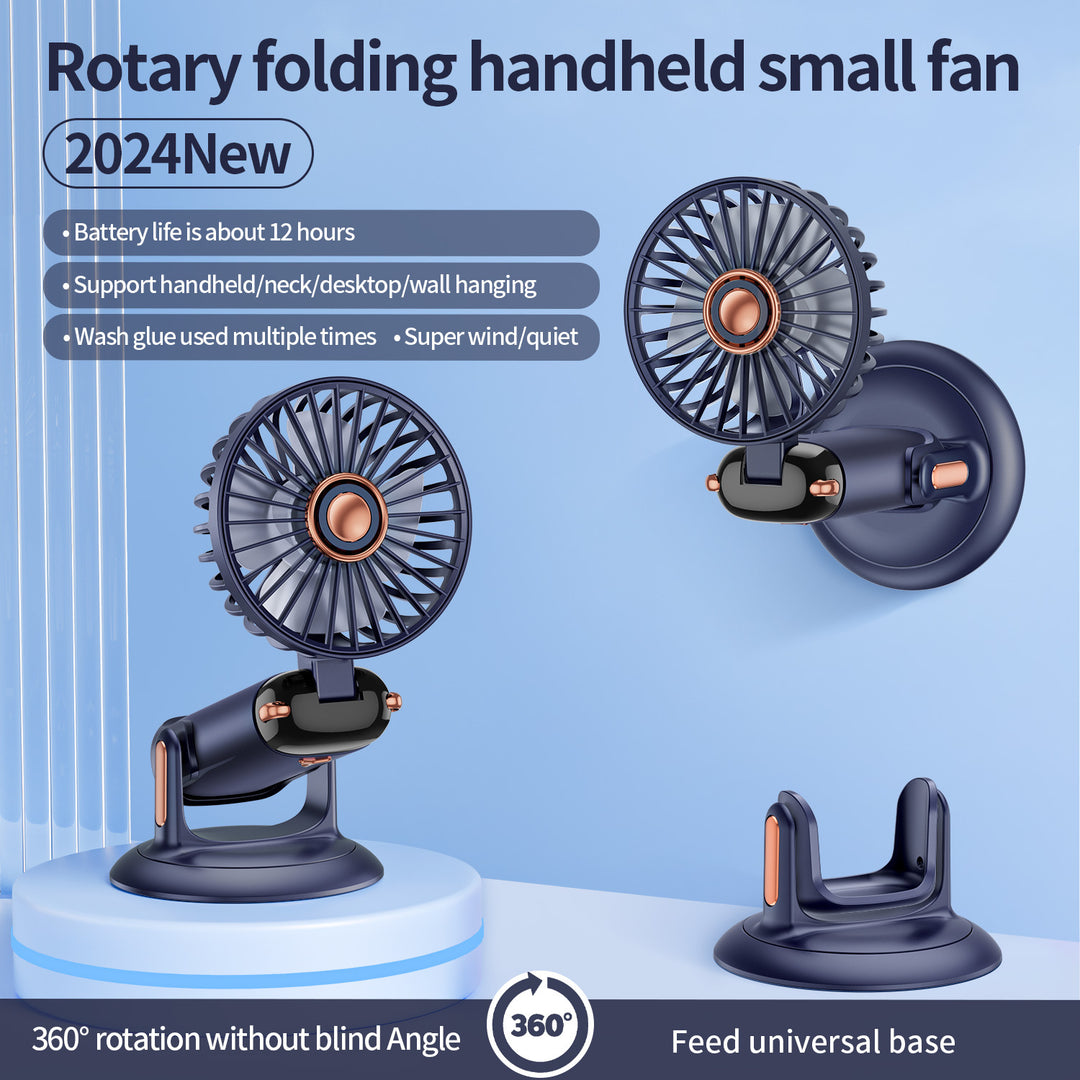 Unisex Versatile 360-Degree Rotating Wall-Mounted Fan Bowlift