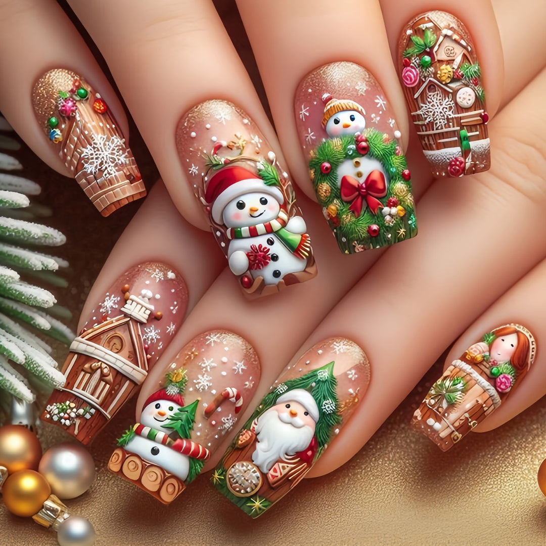 Holiday-Themed Nail Art Set Bowlift