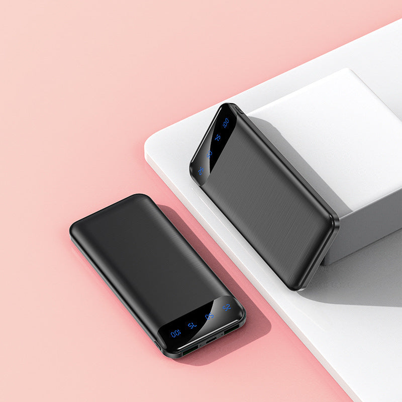 Portable power bank with digital smart display and fast charging speed Bowlift