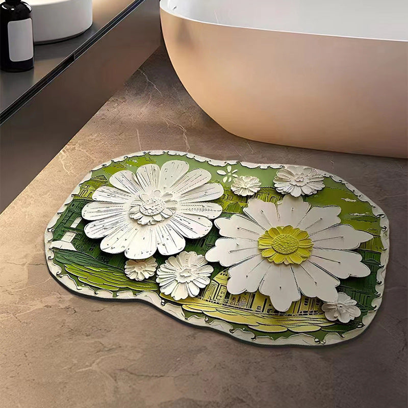 Floral Pattern Mat