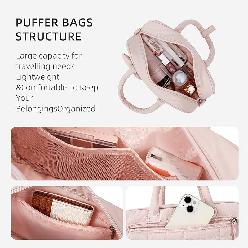 Padded handbag with stylish bow detail Bowlift