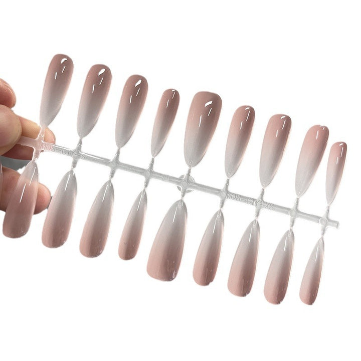 Elegant French Tip Press-On Nail Collection Bowlift
