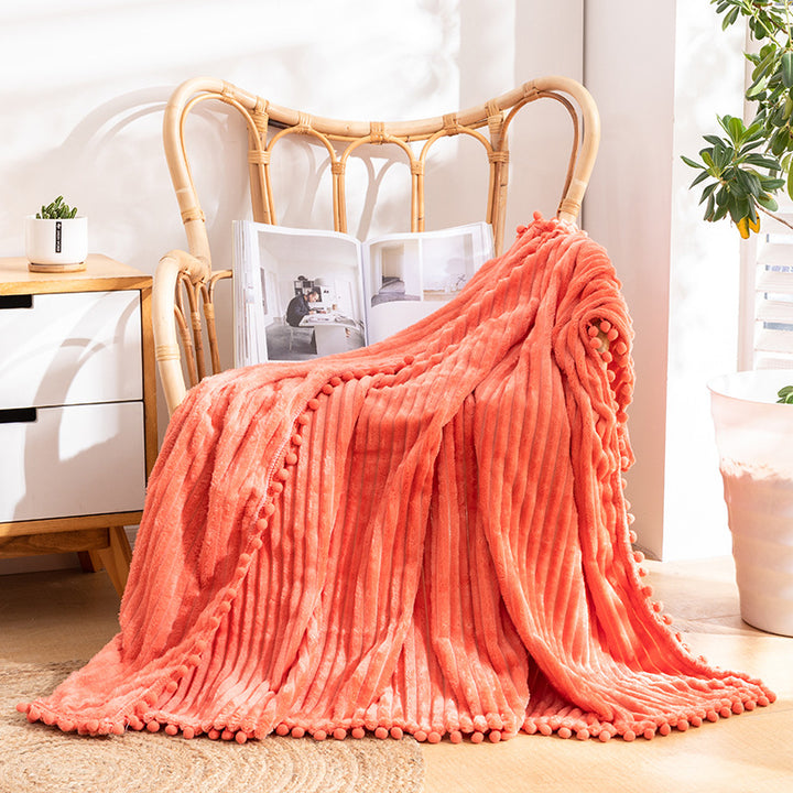 Cozy Textured Throw Blanket