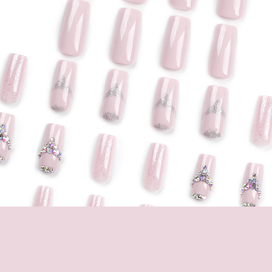Artful Nail Art with Rhinestone Embellishments Bowlift