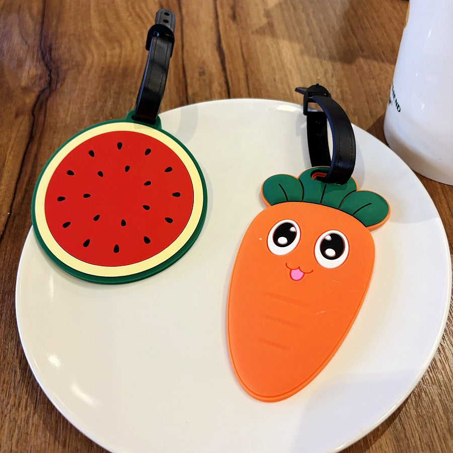 Cute Carrot Shaped Luggage Tag Bowlift