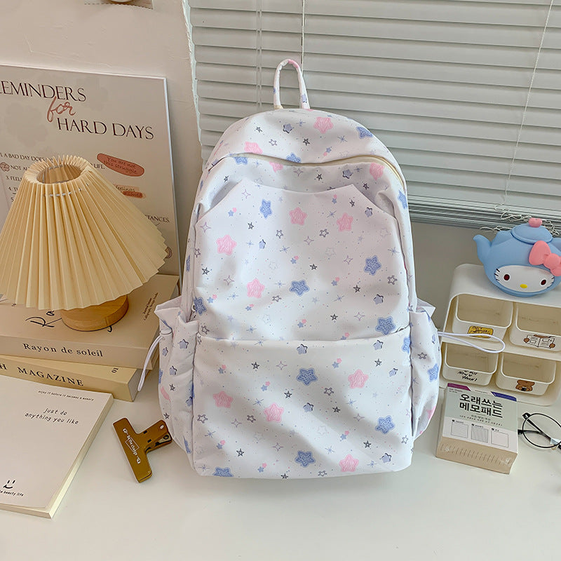 Playful Star-Patterned Backpack