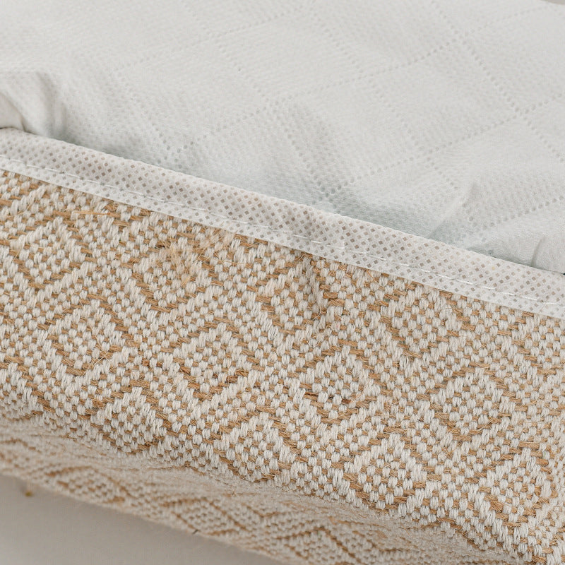Decorative Textured Tissue Box Cover Bowlift