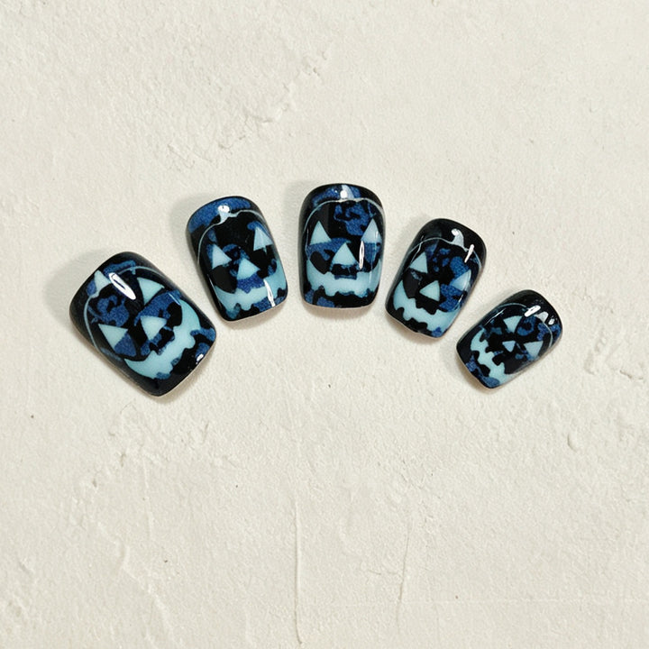 Halloween Glow-in-the-Dark Press-On Nail Art Bowlift