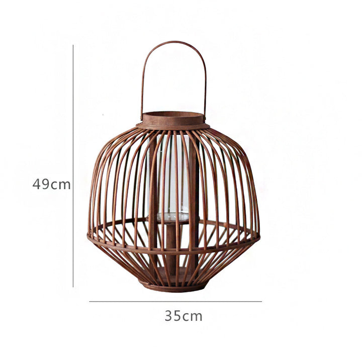 Decorative Rattan Lantern Bowlift