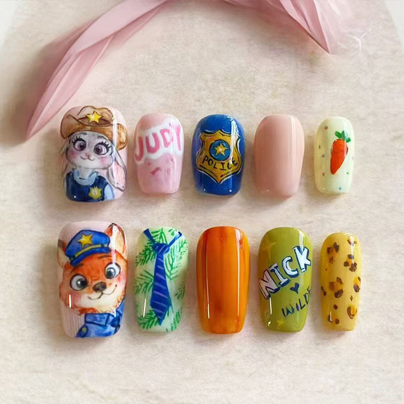 Playful Character Nail Art Set Bowlift