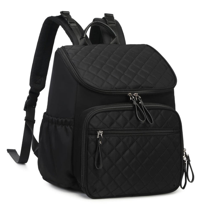 Quilted Multi-Pocket Backpack Bowlift