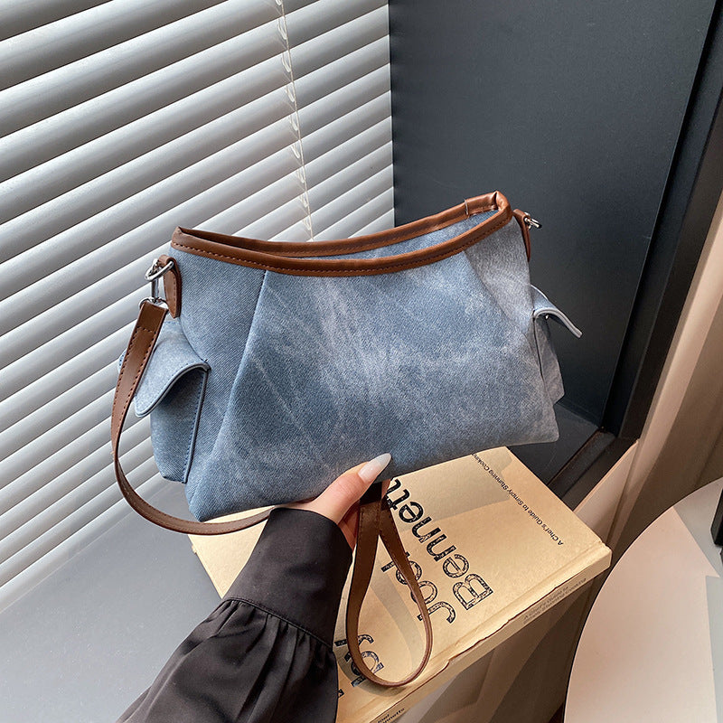 WoStylish Denim Bucket Bag Bowlift