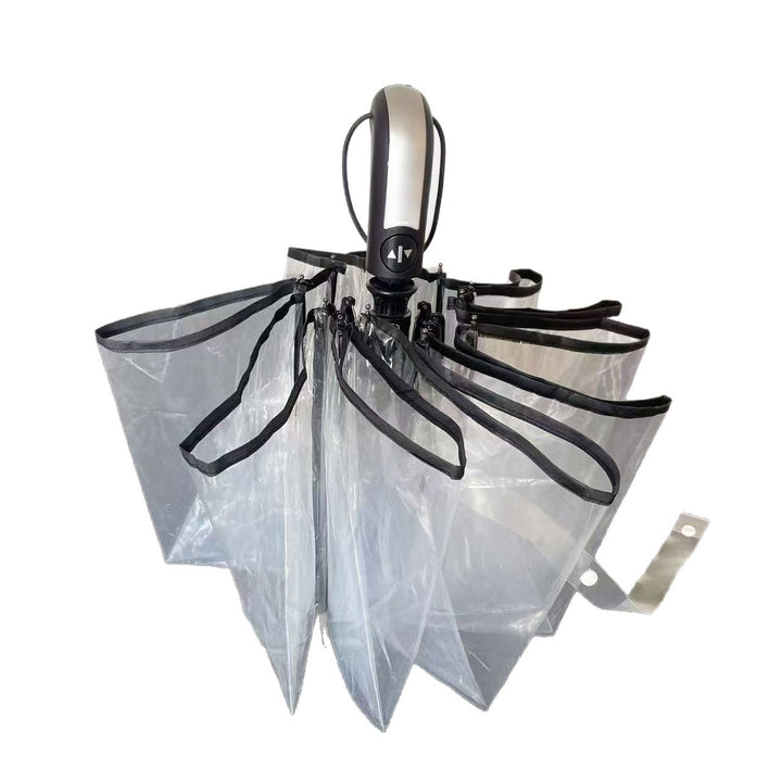 Ladies windproof, self-supporting umbrella with innovative design Bowlift