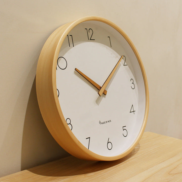 BowLift | Nordic Minimalist Wood Silent Wall Clock