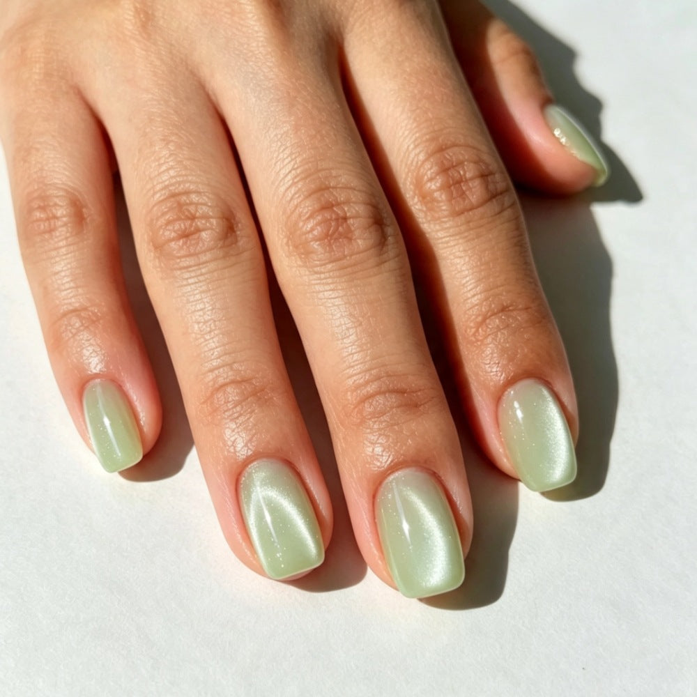 Artifici Nails with Elegant Satin Finish and Modern Design Bowlift