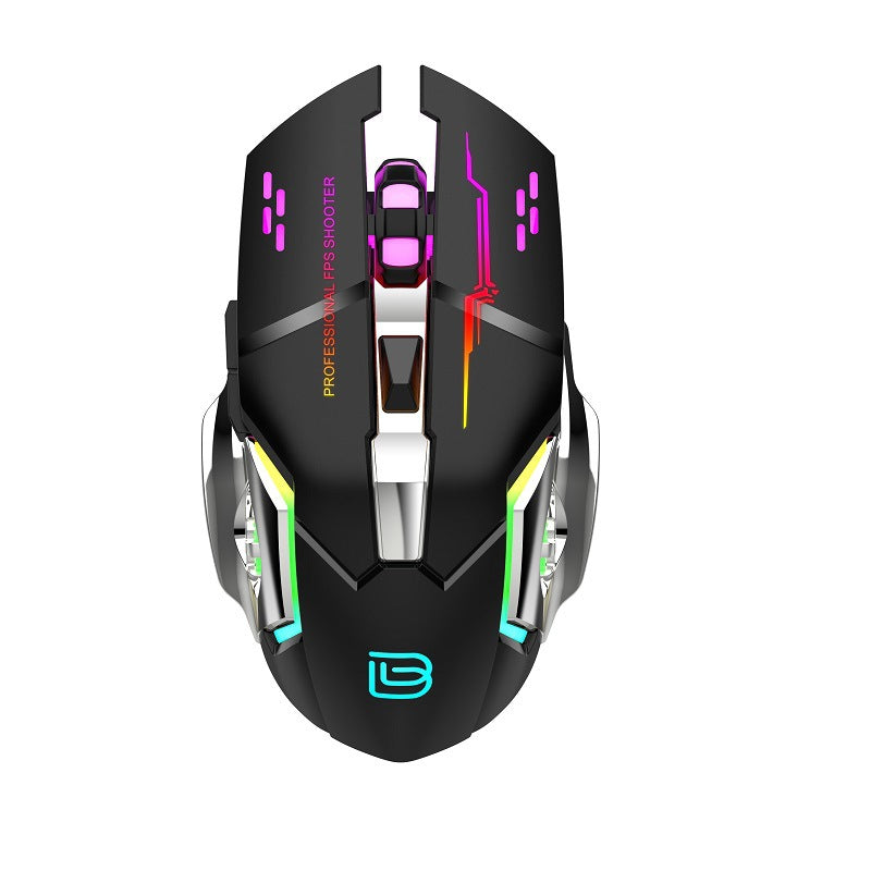 Gaming mouse with high-precision sensor and dynamic RGB lighting Bowlift