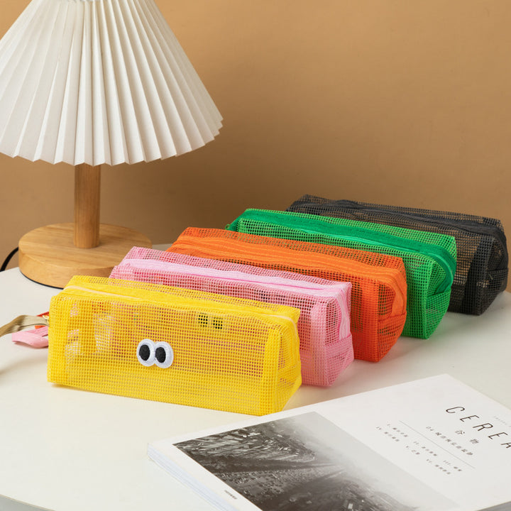 Transparent Mesh Pencil Case Bowlift