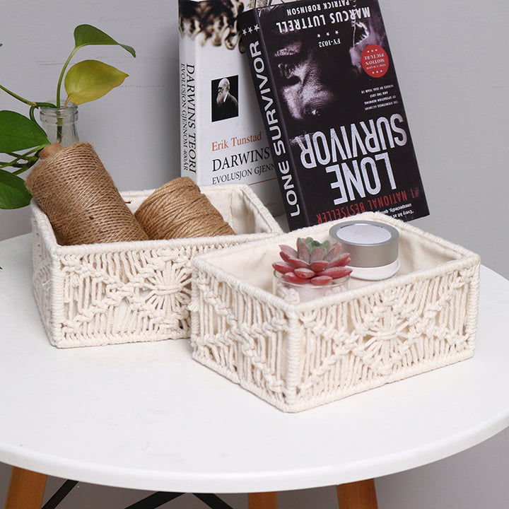 Artisan Macramé Storage Baskets