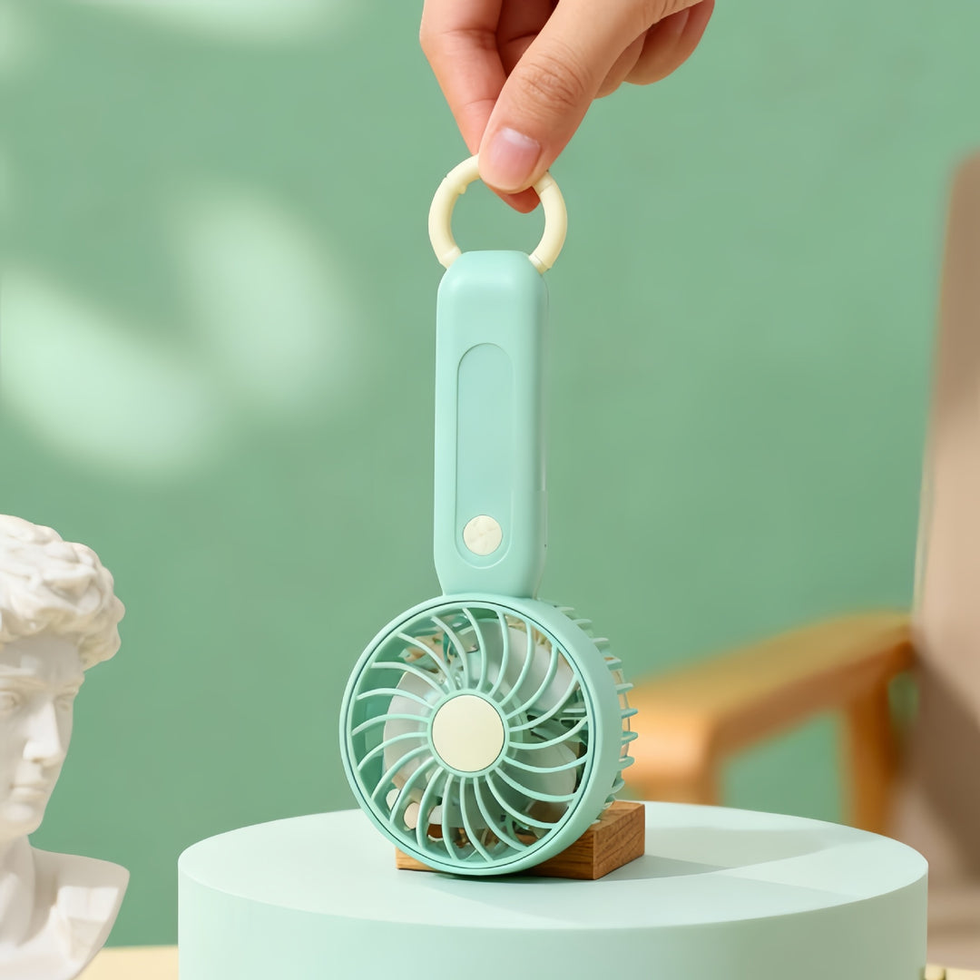 Women's Portable Hand Fan with USB Charging Function Bowlift