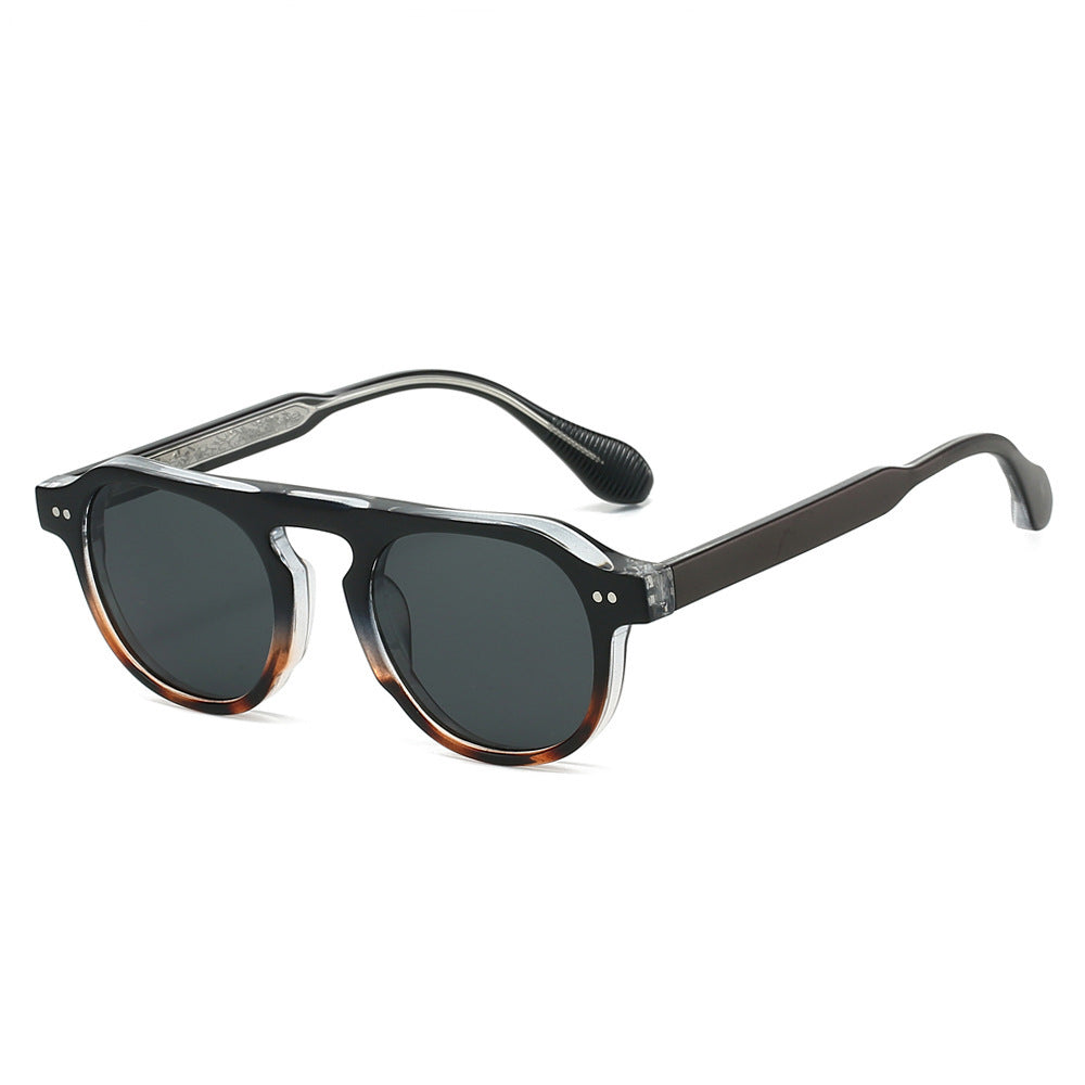 Retro-Inspired Oversized Round Sunglasses Bowlift