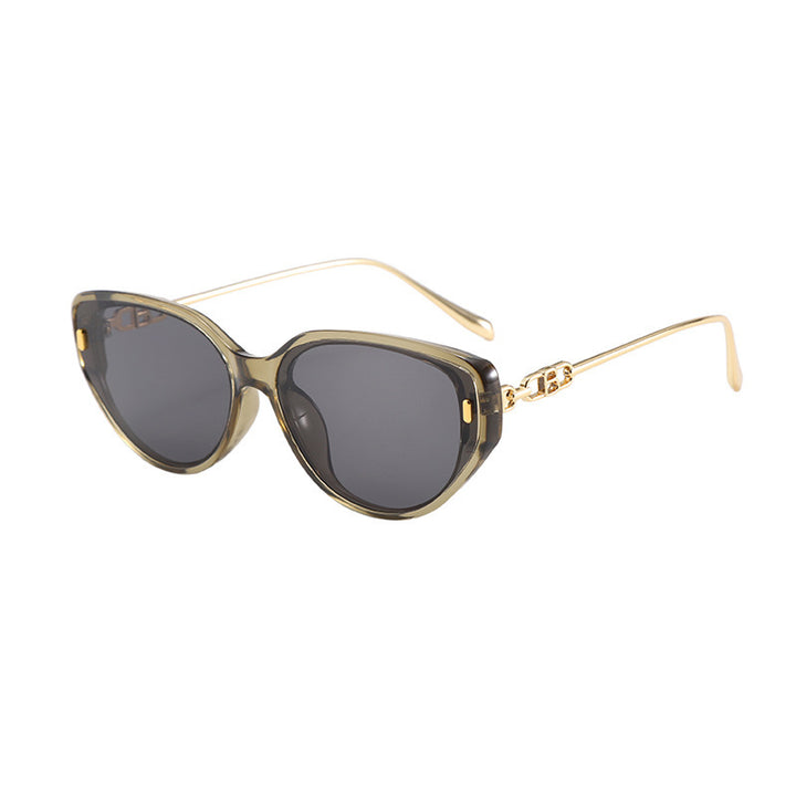 Women's designer sunglasses with delicate metal frame and extraordinary cat-eye design Bowlift