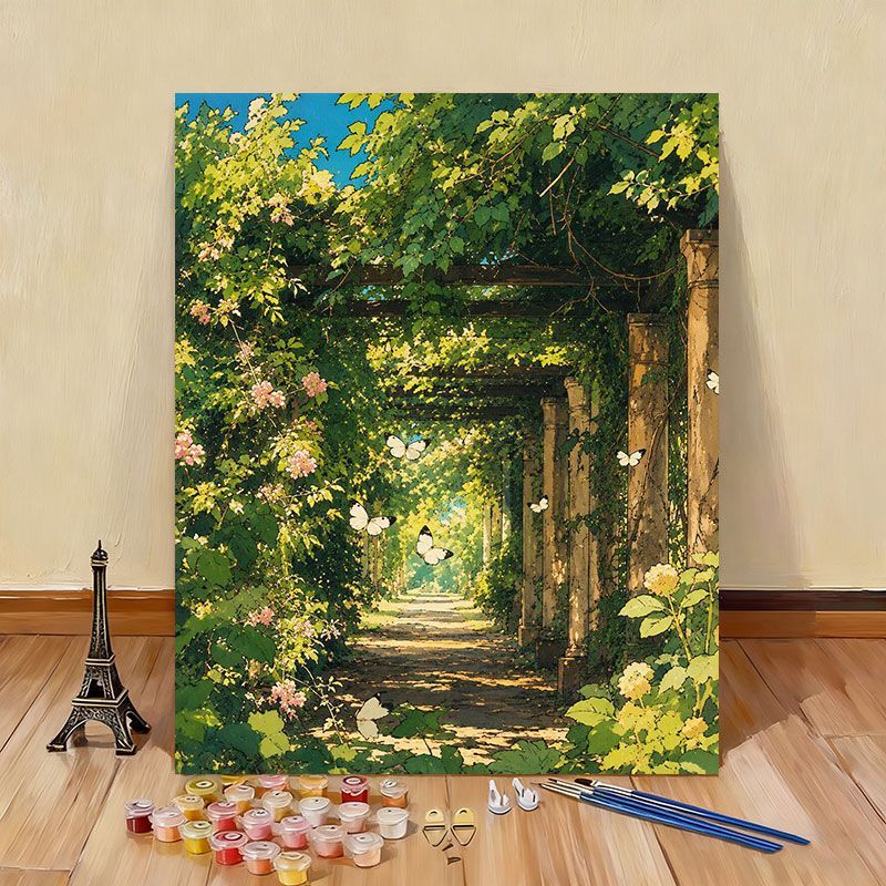 Scenic Garden Paint by Numbers Kit Bowlift