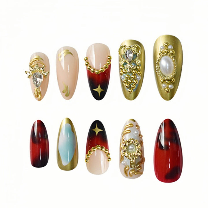 Artistic Resin Nail Art Extensions Bowlift