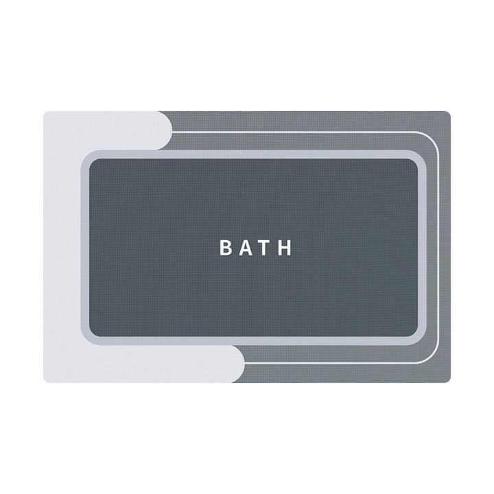 Absorbent Memory Foam Bath Mat Bowlift