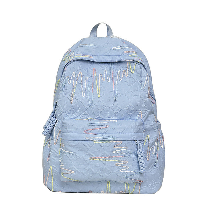 Backpack with Colorful Geometric Design Bowlift