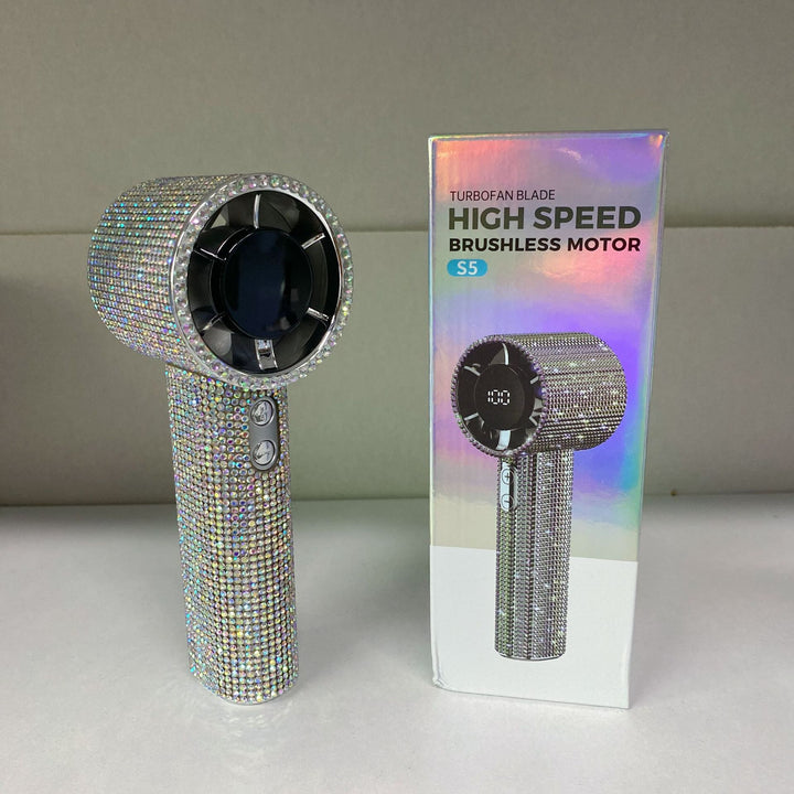 Women's High-Performance Handheld Hair Dryer with Brilliant Accents Bowlift