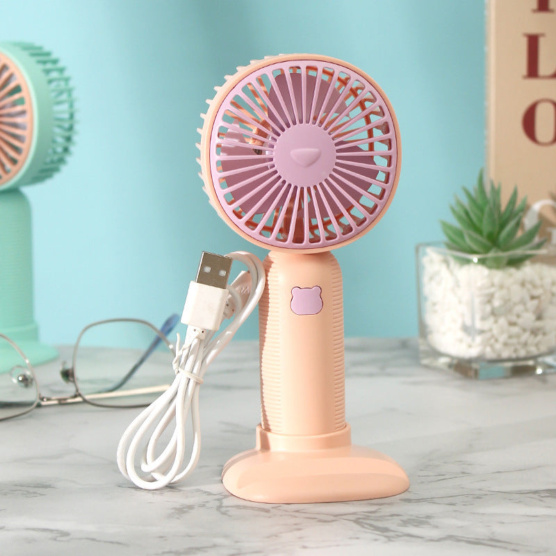 Unisex Portable Hand Fan with USB Charging Function Bowlift