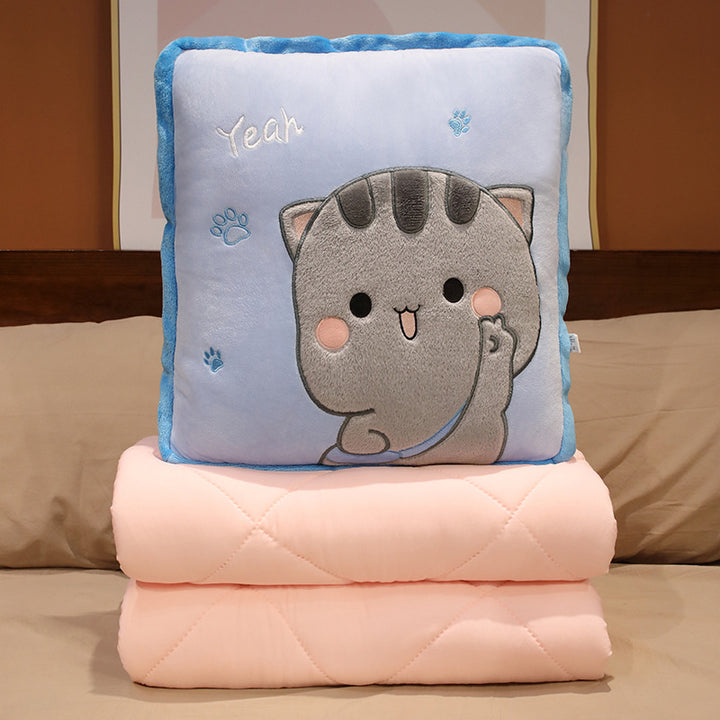 Plush pillow with cute husky design Bowlift