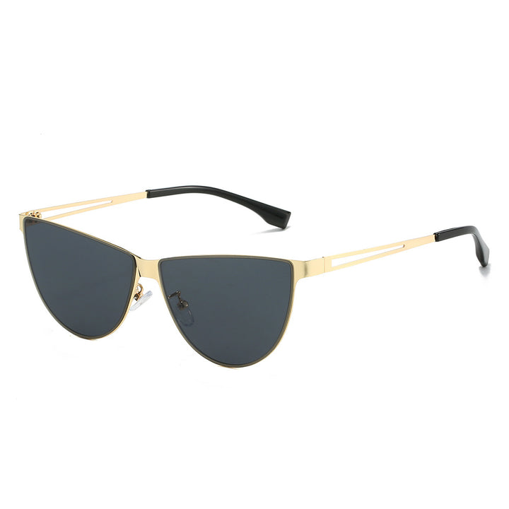Women’s Fashion Cat-Eye Sunglasses with Elegant Metal Frame Bowlift