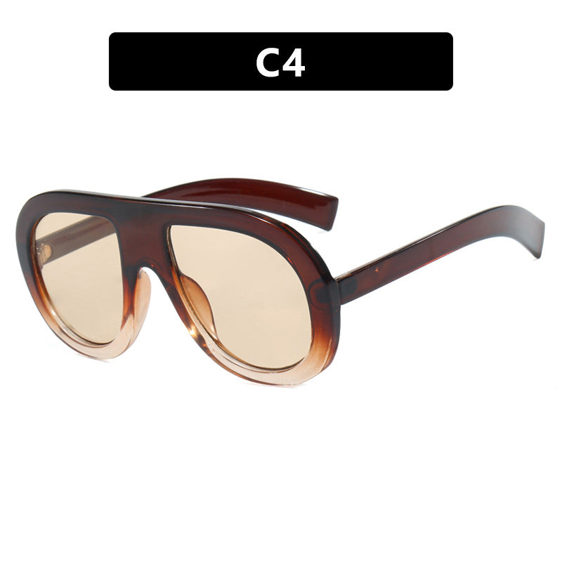 Ladies oversized sunglasses in futuristic design Bowlift
