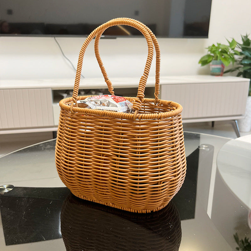 Women Handwoven Basket Bowlift