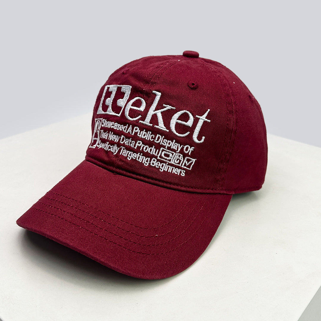 Men's Adjustable Statement Baseball Cap Bowlift