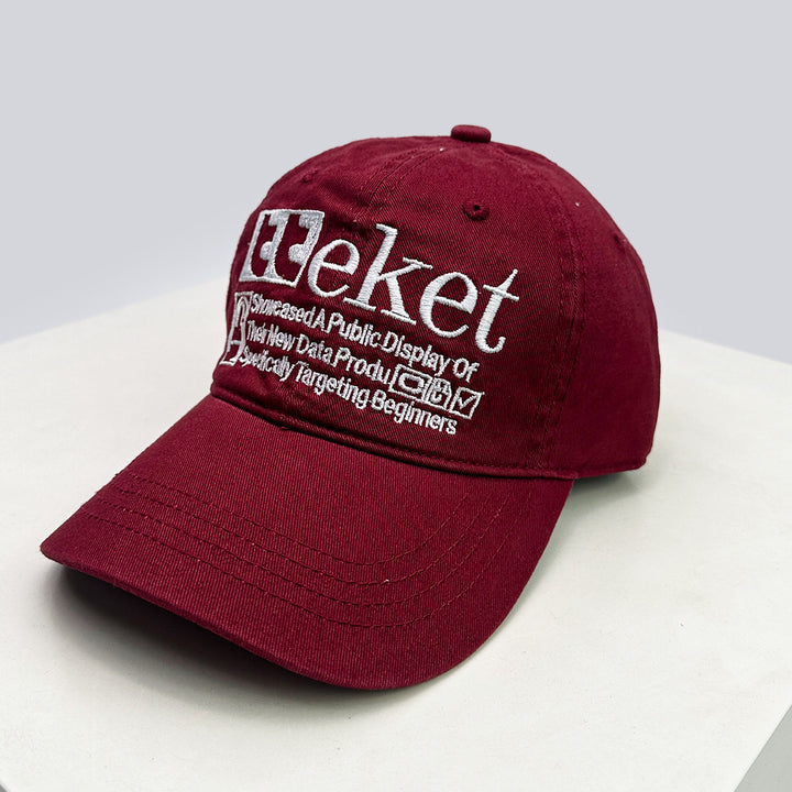 Men's Adjustable Statement Baseball Cap Bowlift