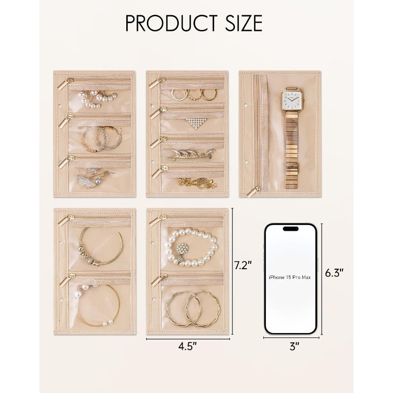 Jewelry organizer with transparent compartments Bowlift