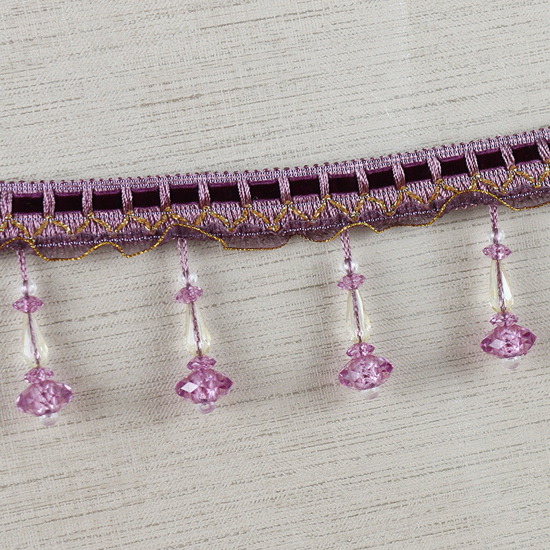 Decorative lace trim with pearls Bowlift