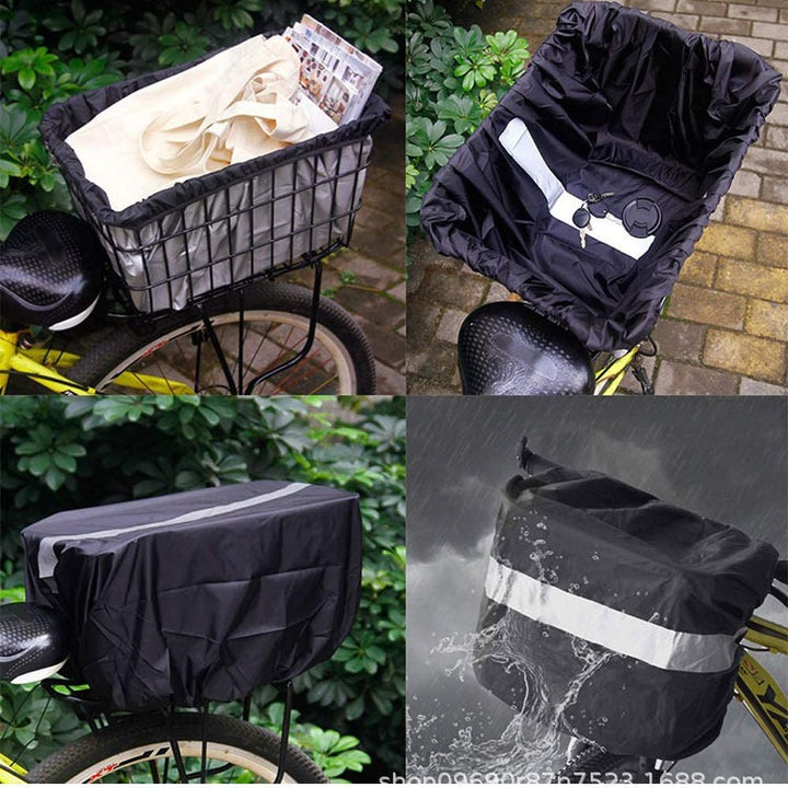 Waterproof Reflective Drawstring Bicycle Basket Liner Bowlift