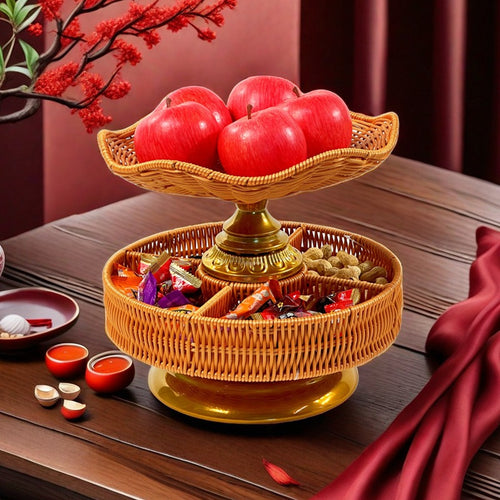 Ladies fruit bowl with multiple compartments Bowlift