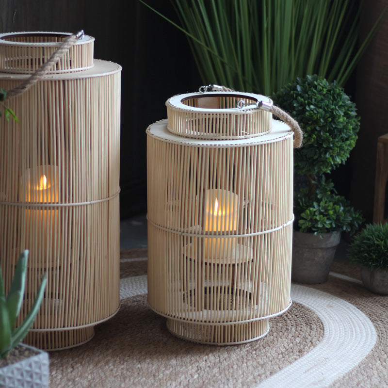 Decorative Rattan Lantern Bowlift
