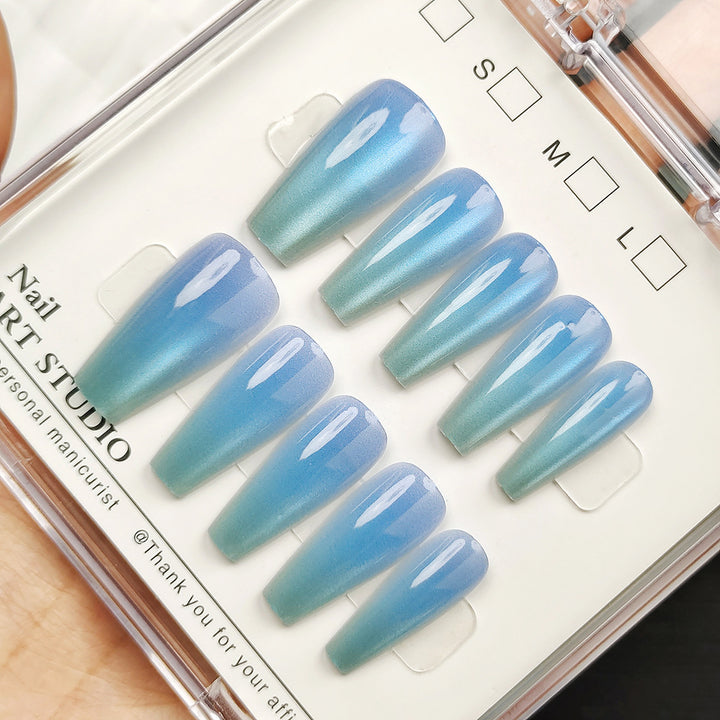 Artificial Glitter Nail Tips Bowlift