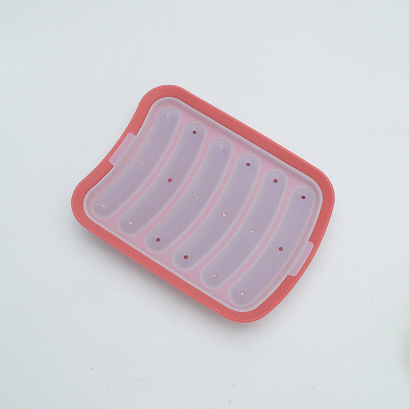 Silicone ice cube mold with integrated cooling design Bowlift