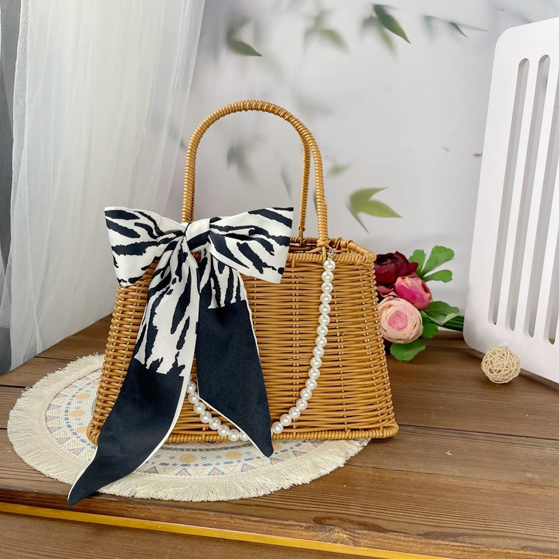 Women Diamond-shaped Handheld Basket Bowlift